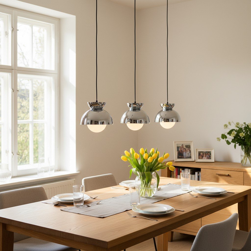 Aurelia Modern Dome Pendant Light – Sculptural Nordic Design