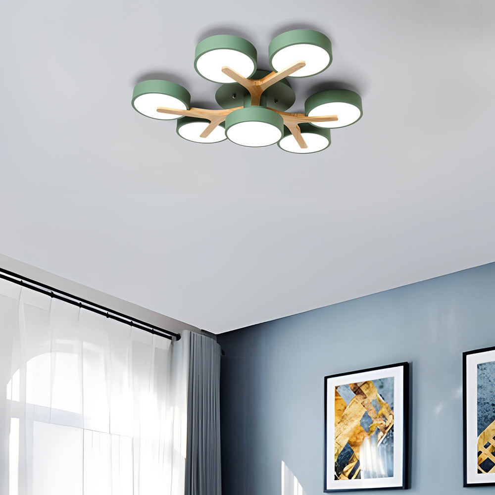 Contemporary Luxurious Ceiling Light - Acrylic Fixture for Living Room