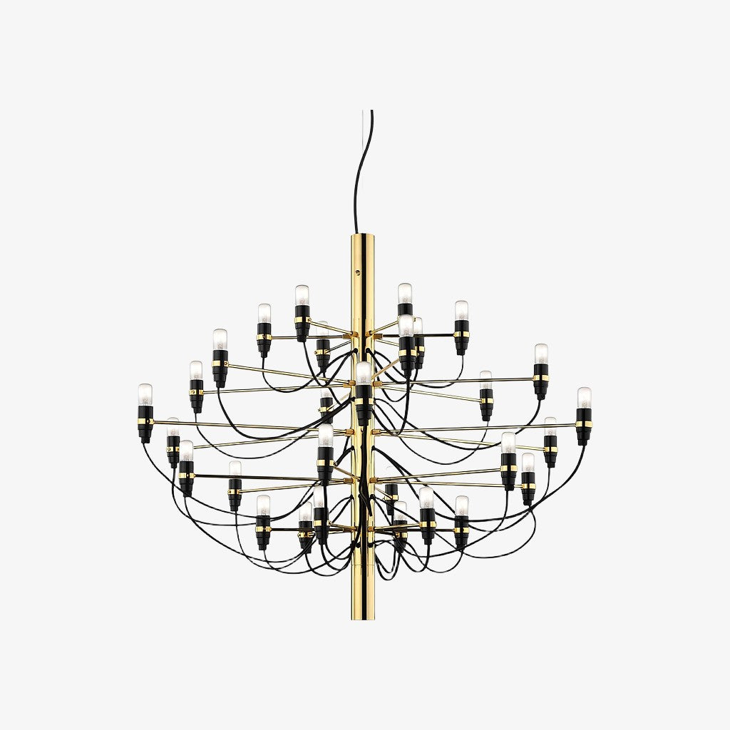 Tendrila Contemporary Multi-Light Chandelier - Industrial-Inspired Design Metal Suspension for Lounges N01