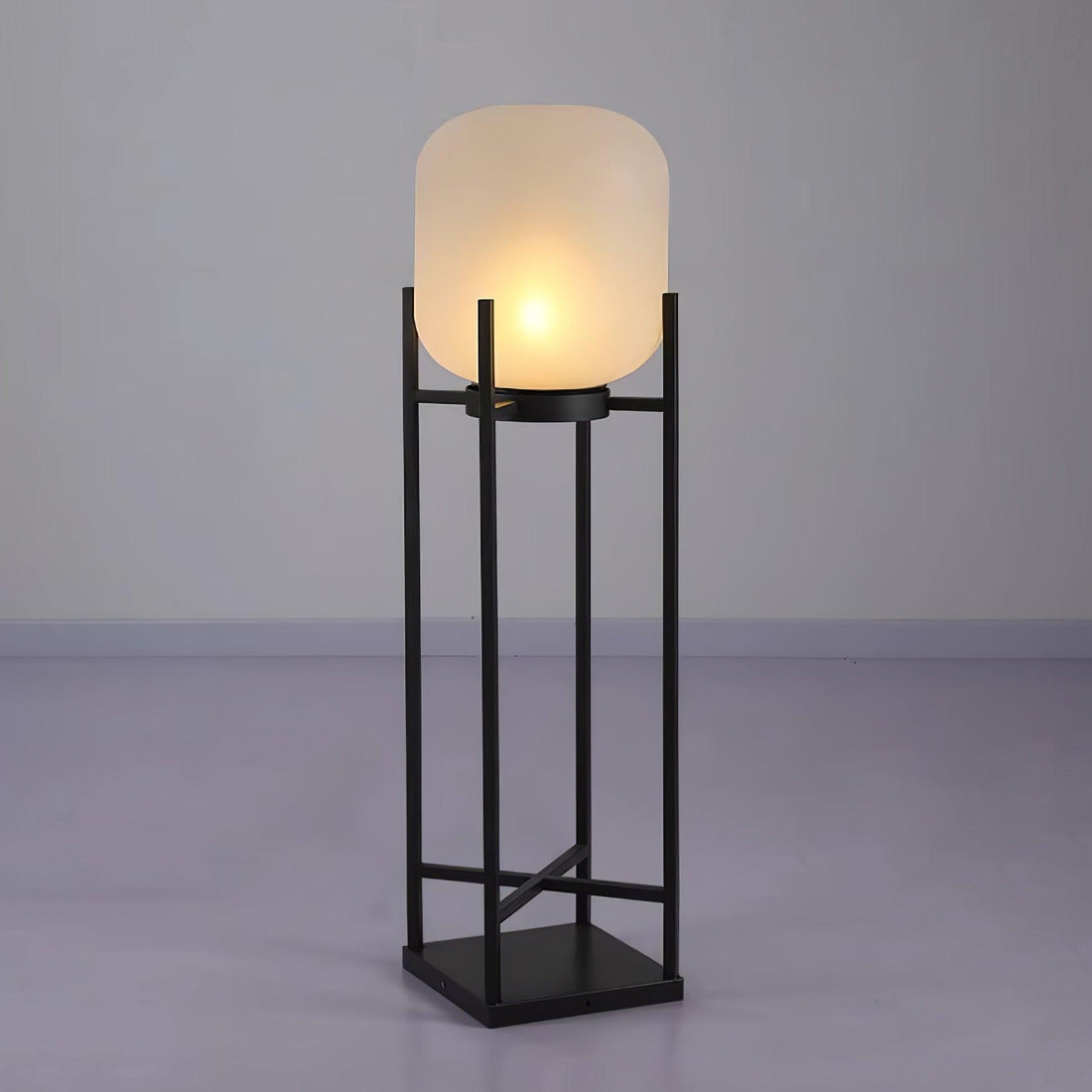 Solar Lantern Floor Lamp - Waterproof Outdoor Light for Garden & Patio