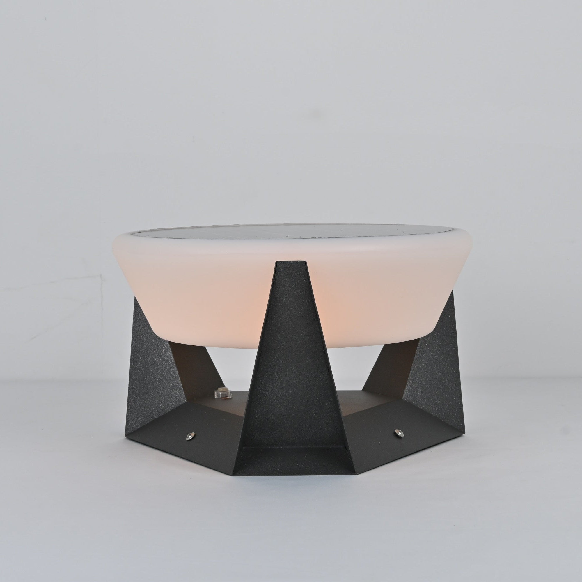 Solar Außenleuchte - Moderne geometrische LED Lampe für Garten &amp; Terrasse