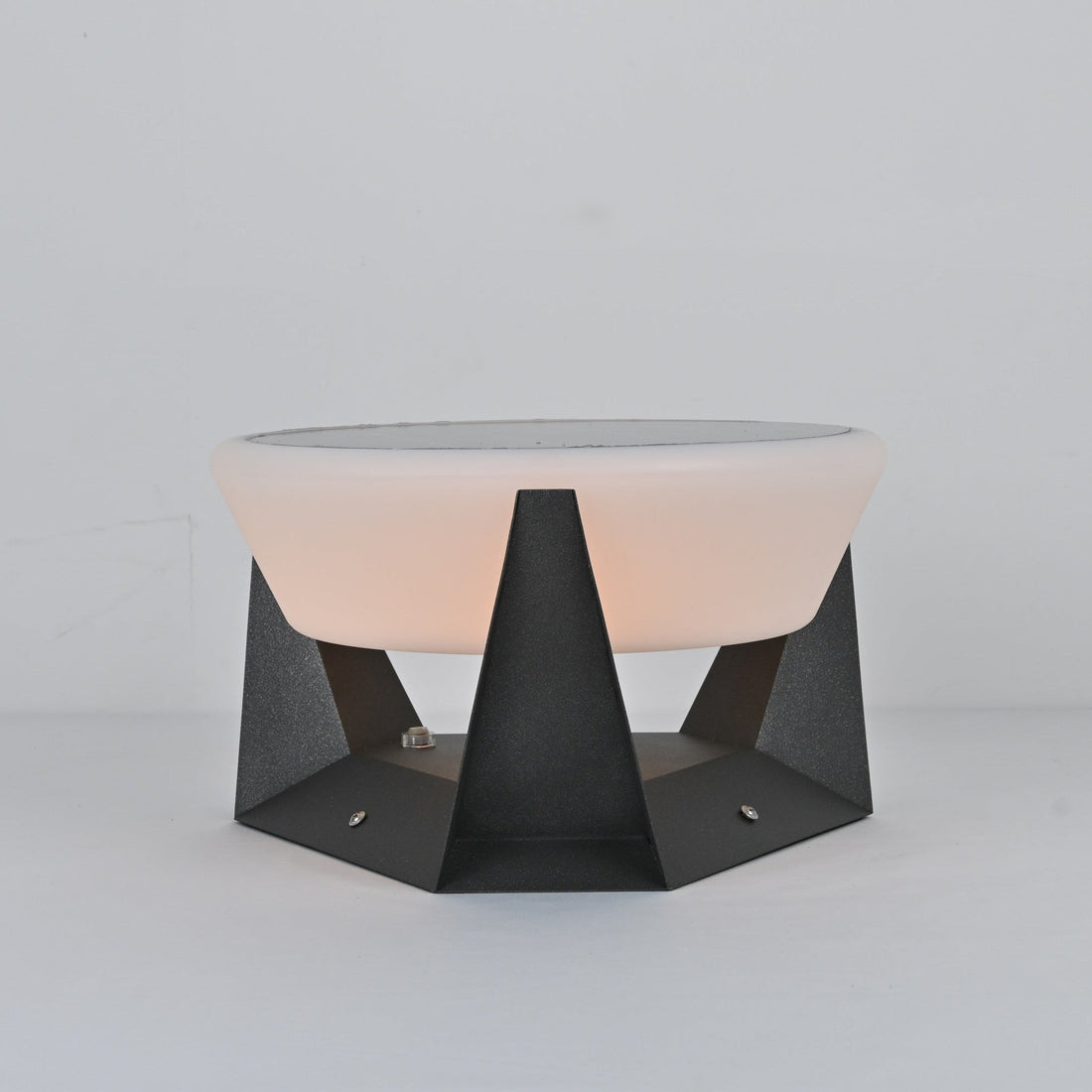 Solar Außenleuchte - Moderne geometrische LED Lampe für Garten &amp; Terrasse
