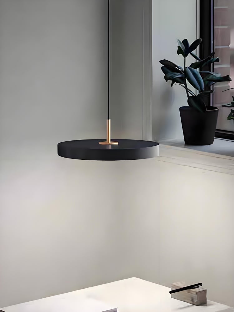 Asteria Minimalist Metal and Acrylic LED Pendant Light