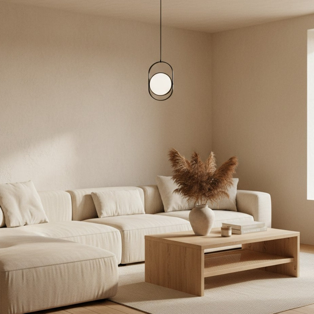 Kuvia Elegant Pendant Lamp – Refined Glass Pendant Light for Kitchen and Lounge Areas N67