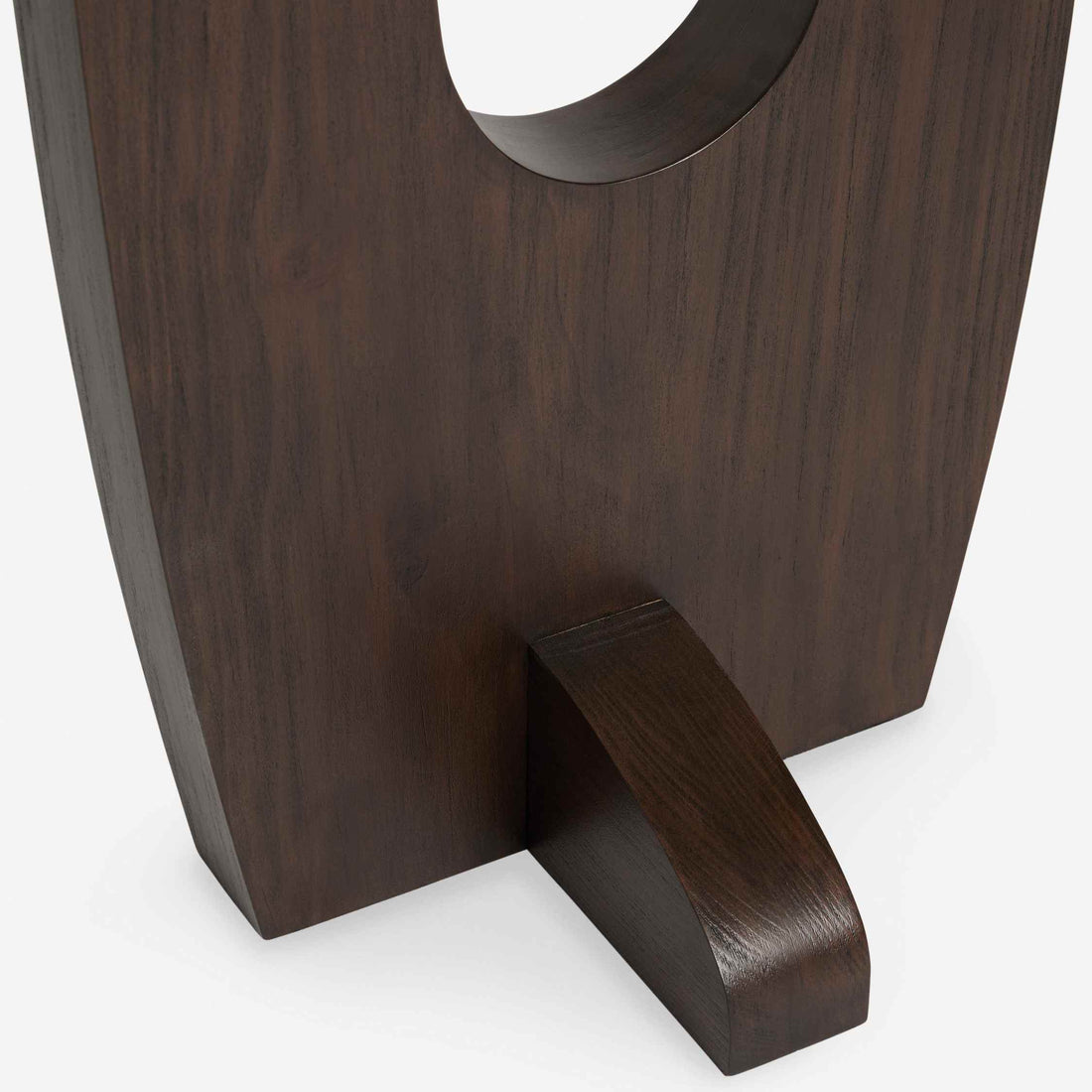 Cordove Arc Floor Lamp – Modern Organic Solid Wood & Fabric for Living Rooms