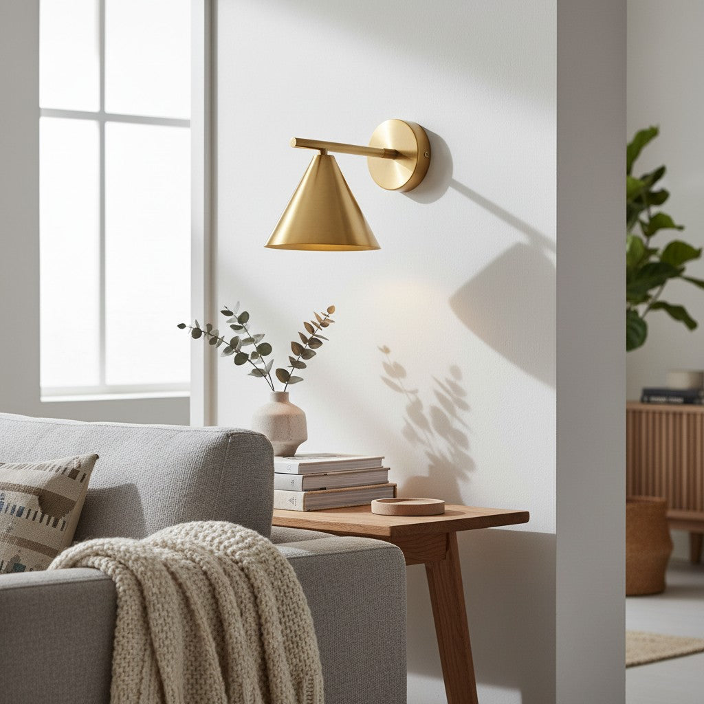 Oricone Modern Adjustable Arm Wall Light – Minimalist Metal Design for Home Interiors