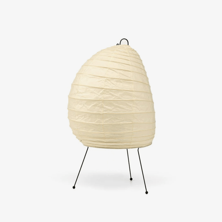 Papiertischlampe – Minimalistische Lampe im Washi-Stil für die Leseecke