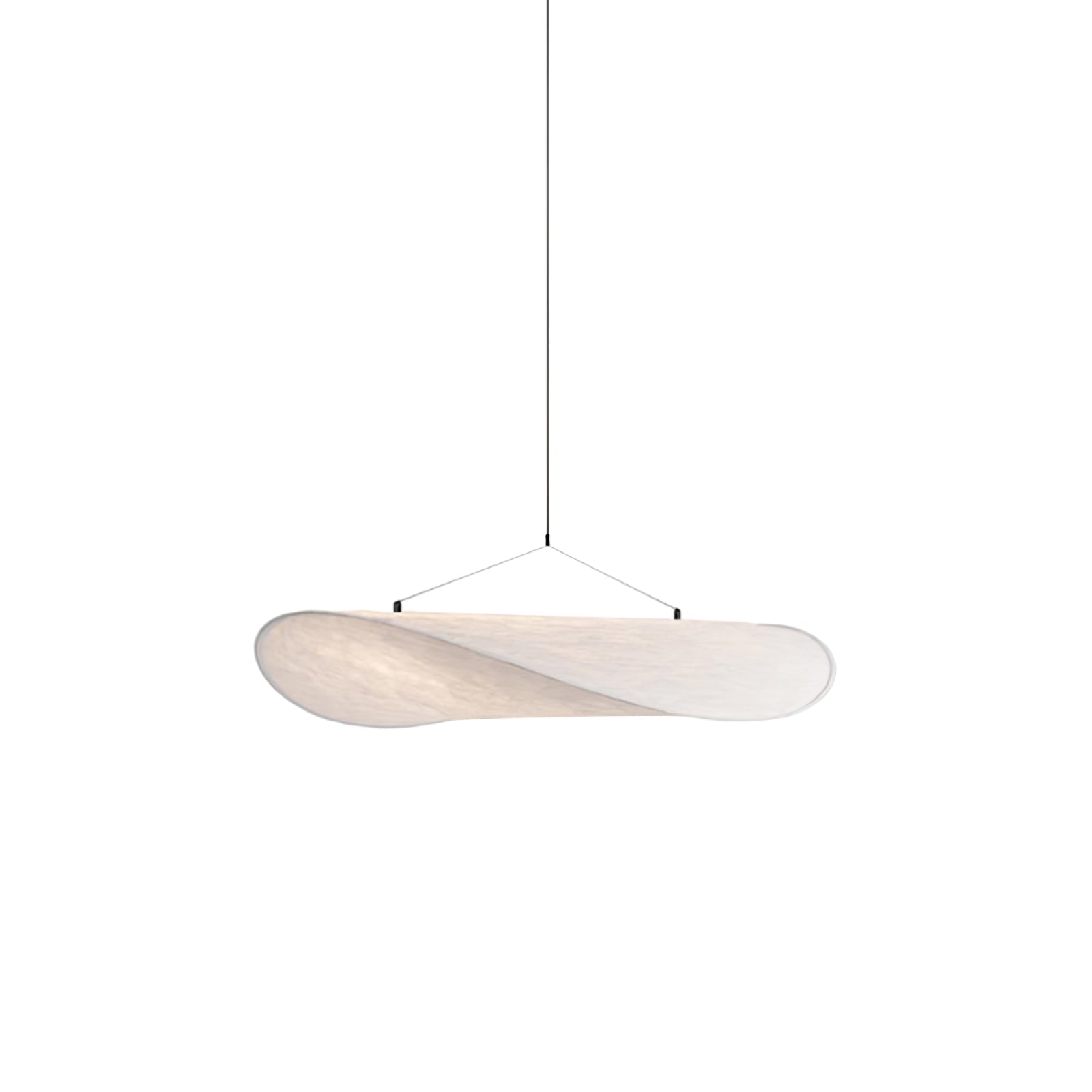 Cloudlike Mulberry Silk Plug-In Pendant Light