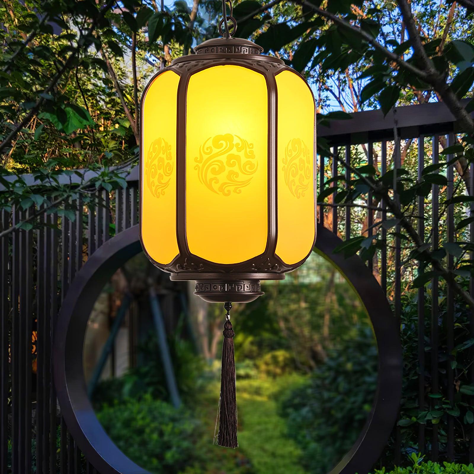 Lantern Outdoor Pendant Light - Weatherproof Outdoor Pendant Ideal