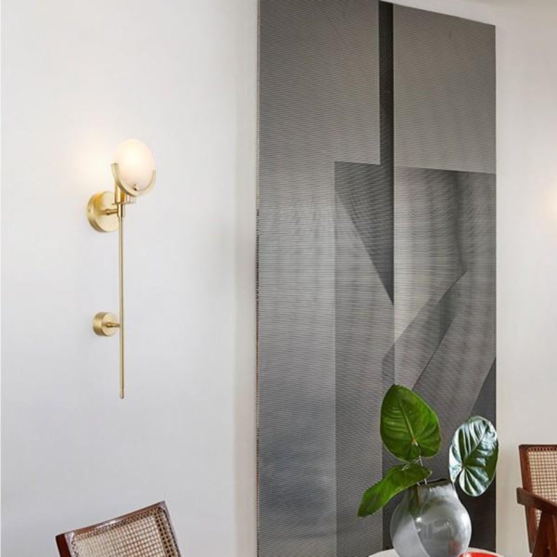 Luxury Alabaster Long Style Wall Lamp