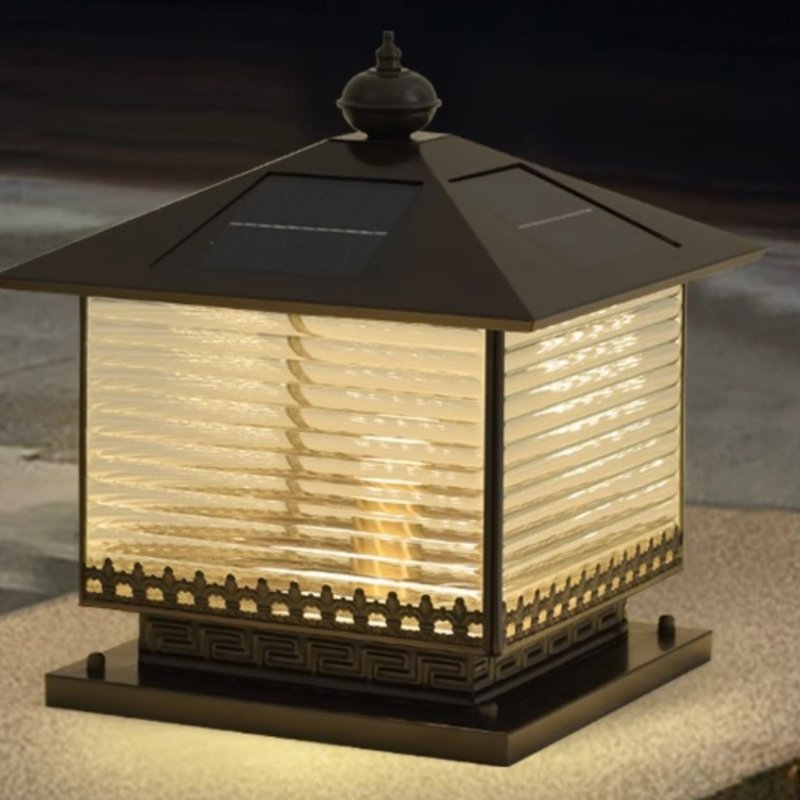 Solar-Pagodenlampe für den Außenbereich – Energiesparendes Licht für Garten &amp; Terrasse