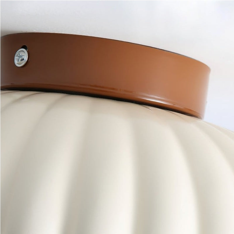Orbion Sculptural Ring Ceiling Light – Retro Futuristic Design Decorative Ceiling Lamp N55