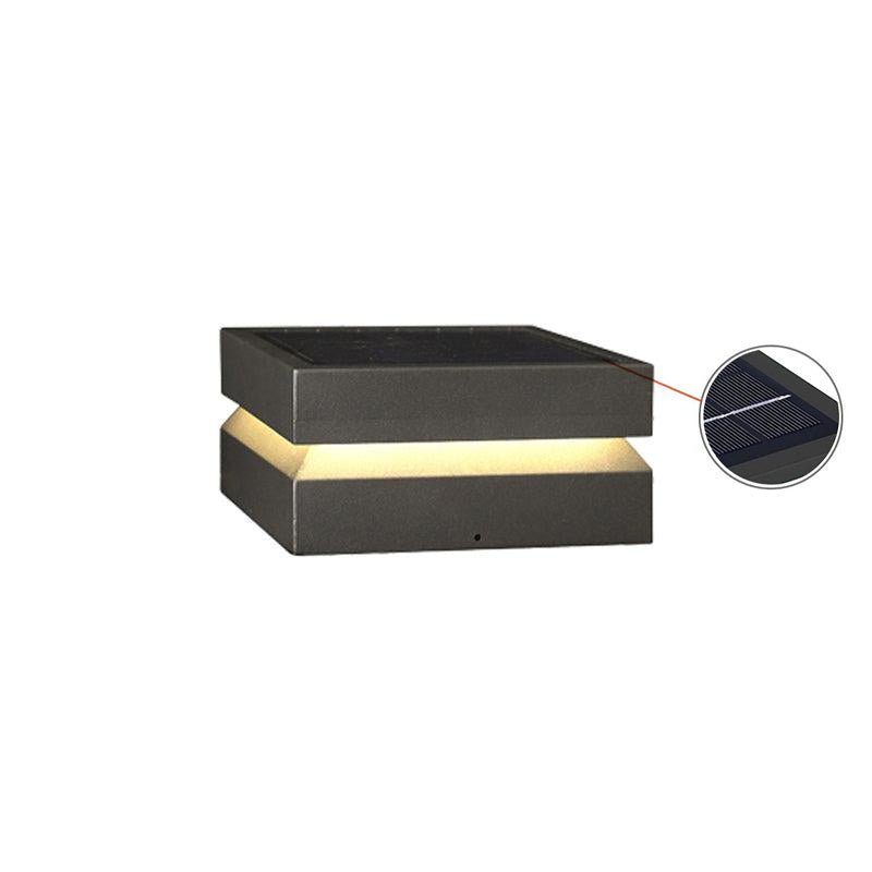 Square Post Outdoor Light - Waterproof Garden Lamp for Pathway