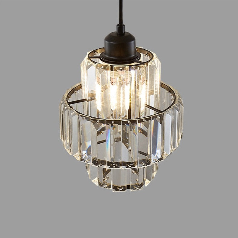 Luxury Pendant Light – Glass Gold Fixture for Elegant Home Interiors