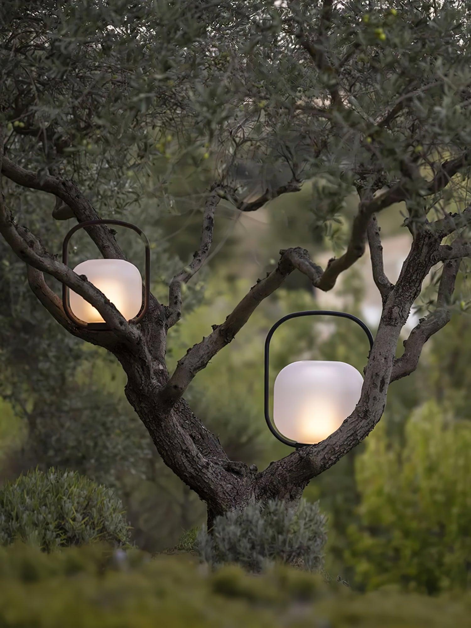 Tragbare Laterne Outdoor-Tischlampe - Wiederaufladbare Lampe für Balkon