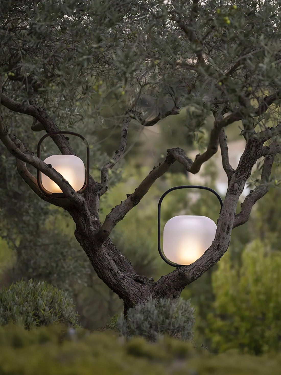 Tragbare Laterne Outdoor-Tischlampe - Wiederaufladbare Lampe für Balkon