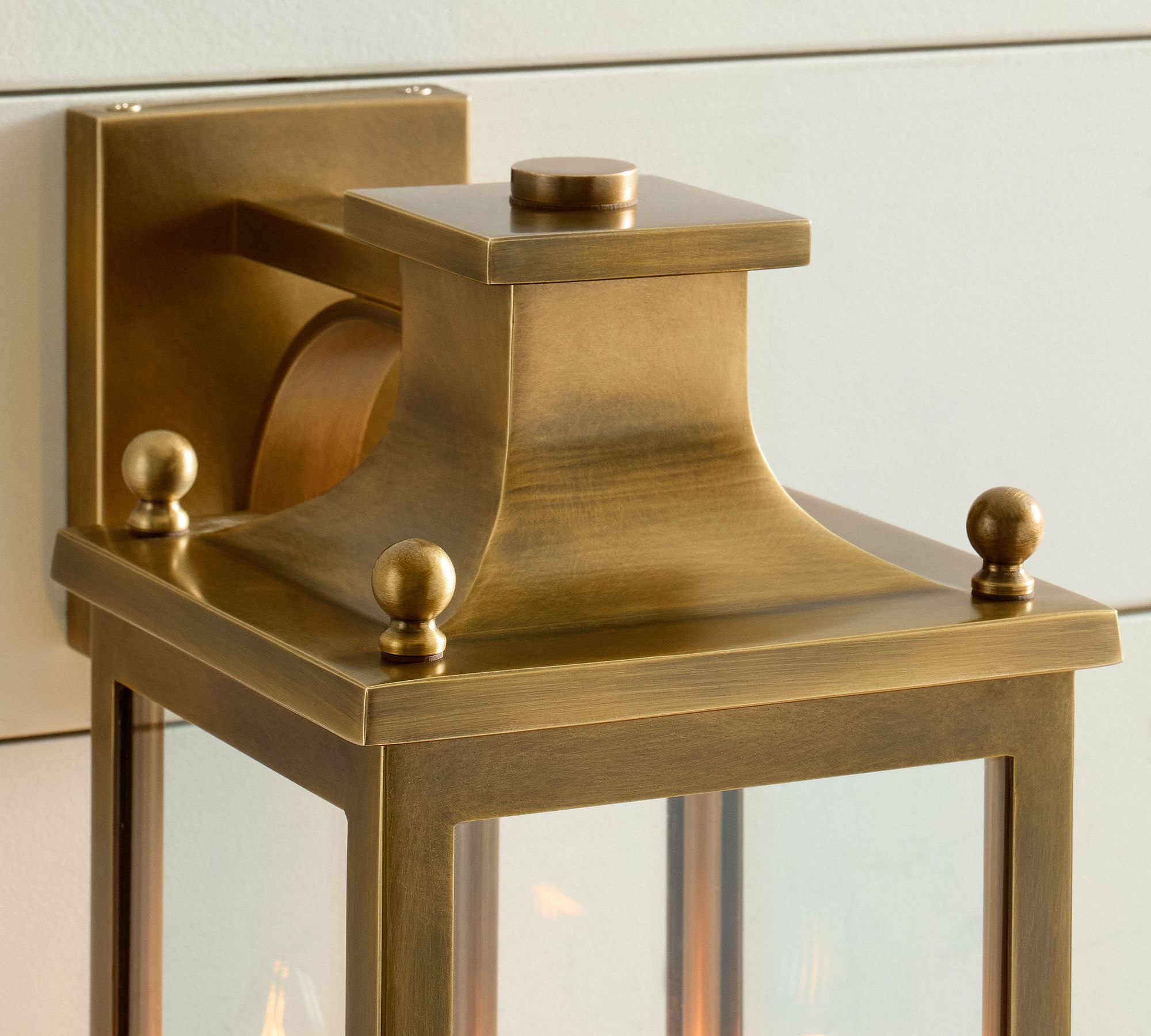 Yolvira Metal Outdoor Lantern Wall Light - Versatile Sconce for Patio