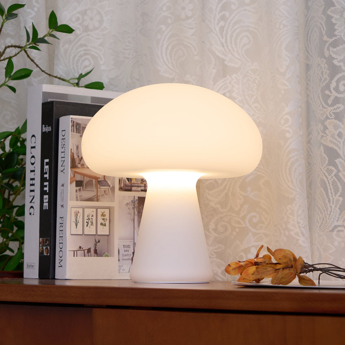 Tragbare Tischleuchte – wiederaufladbare moderne Lampe für Terrasse und Garten
