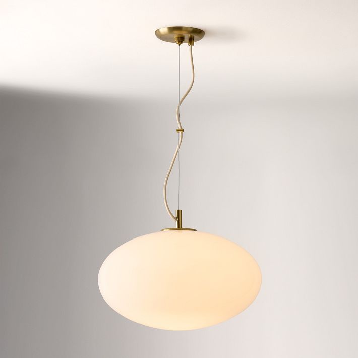 Lumivelle Minimalist Glass Pendant – Adjustable Height Dimmable Design