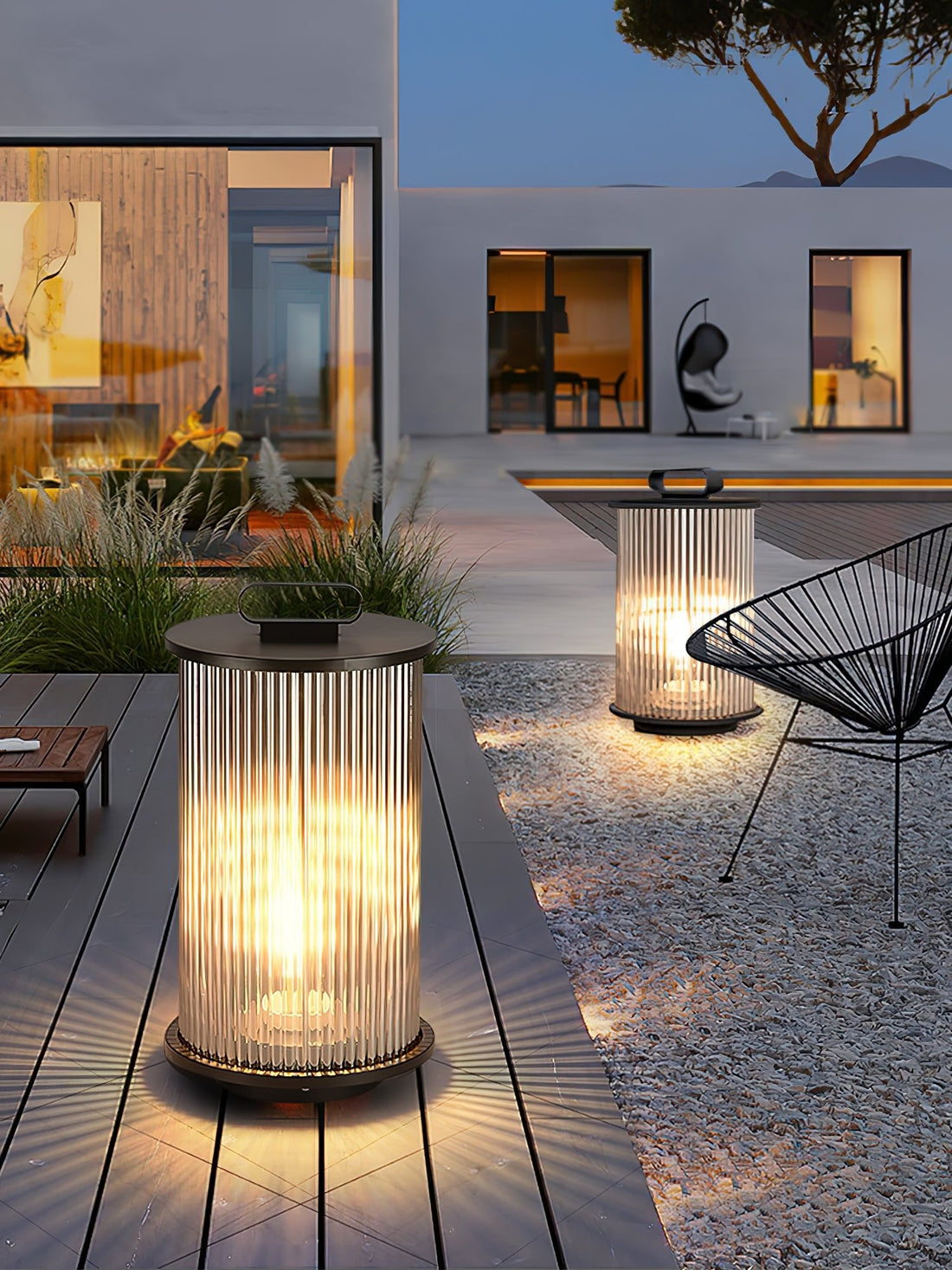 Lantern Garden Outdoor Light - Garden Outdoor Lamp Ideal for Walkways