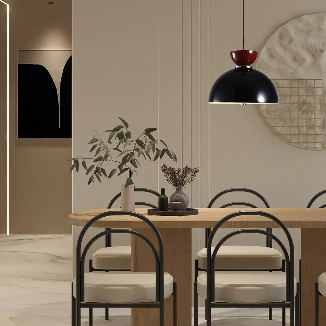 Creative Cone Pendant Light - Unique Adjustable Lighting for Bedroom
