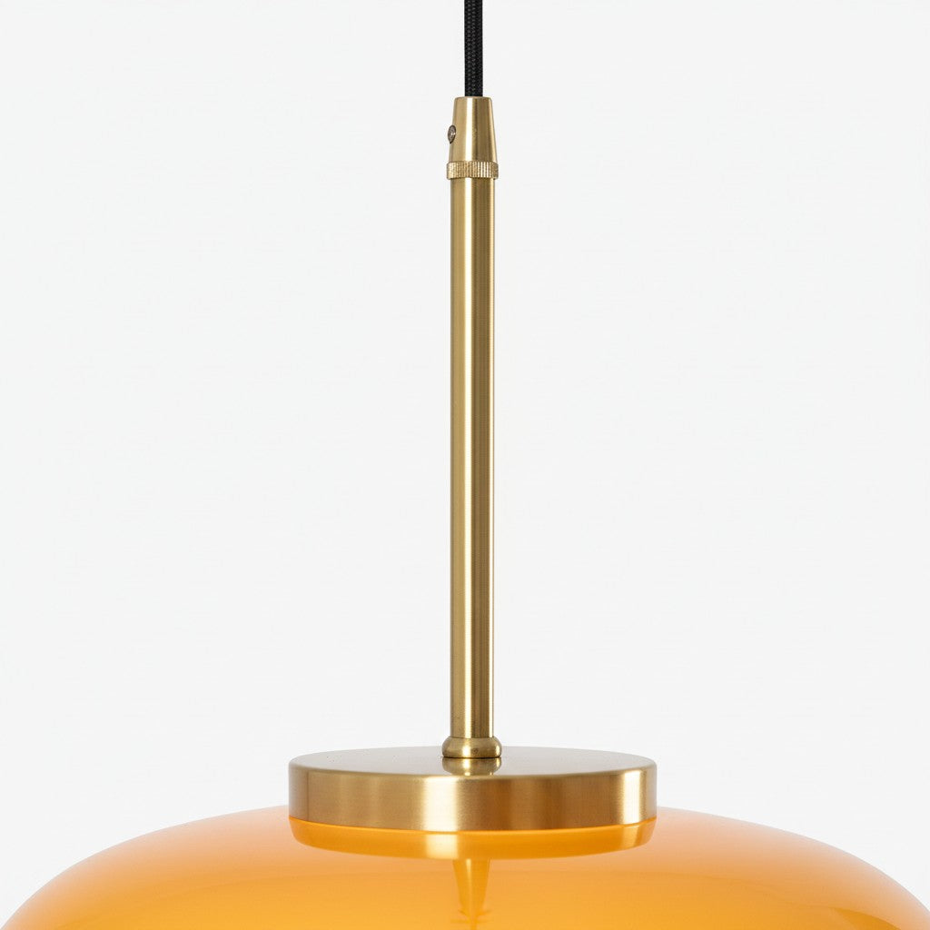 Havelo Round Glass Pendant Light - Bauhaus Pendant Light for Home N51