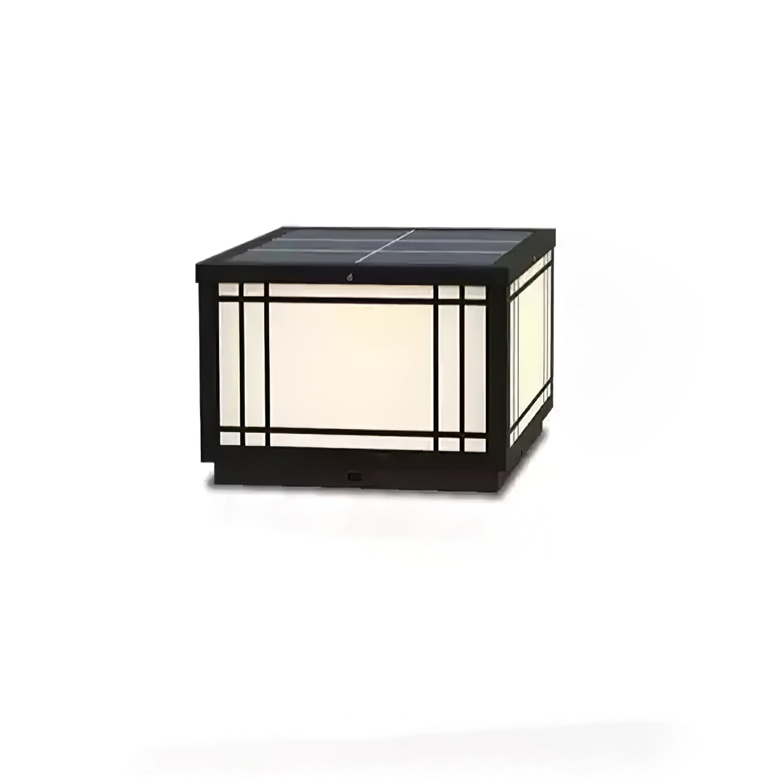 Solar Cube Laterne Außenlampe - Moderne Garten &amp; Terrasse Ambientebeleuchtung