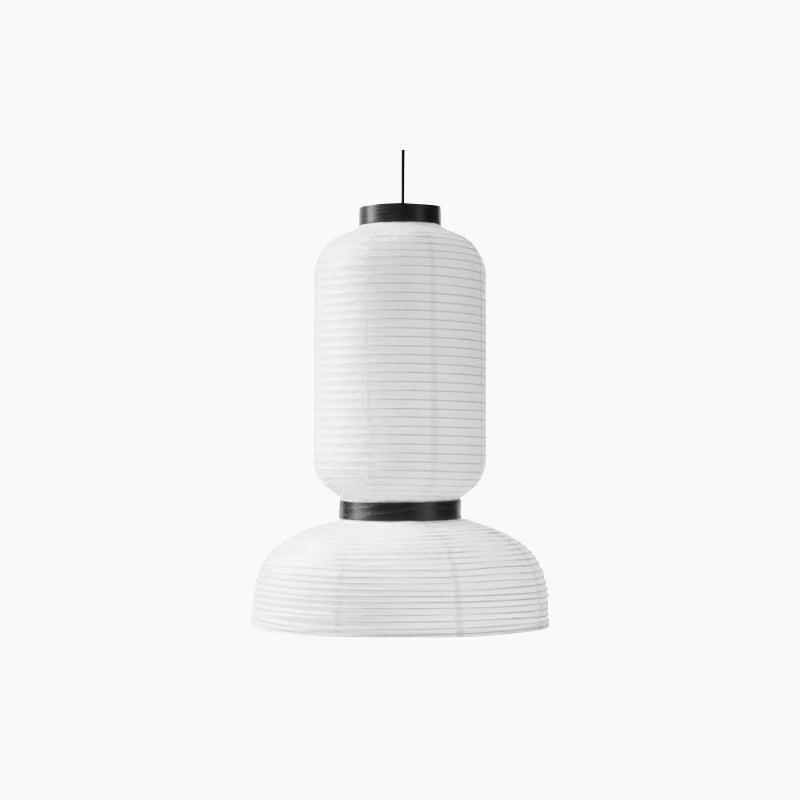 Rounded Layered Paper Plug-In Pendant