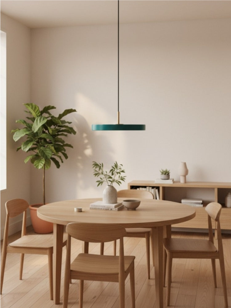 Asteria Minimalist Metal and Acrylic LED Pendant Light