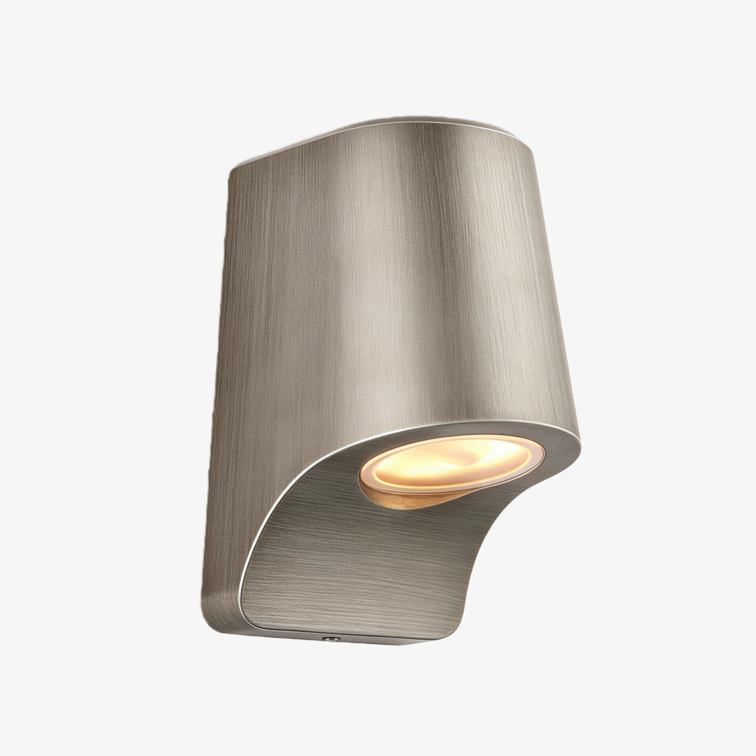 Rivathis Minimalist Metal Pewter Wall Lantern — Stylish Porch Fixture Ideal for Entry or Garden