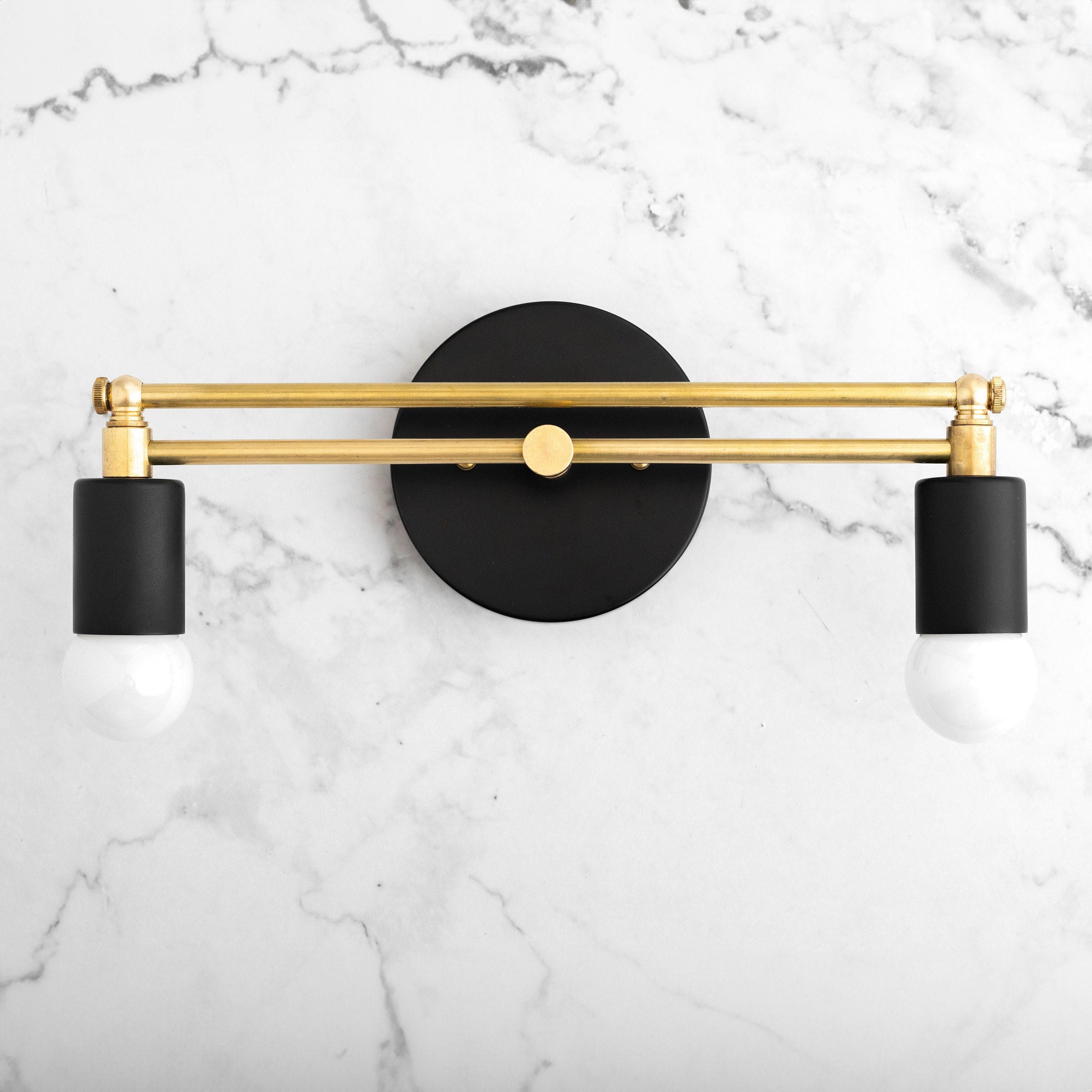 Mobilux Line Modern Vanity Light - Bathroom Wall Fixture in Art Deco Style