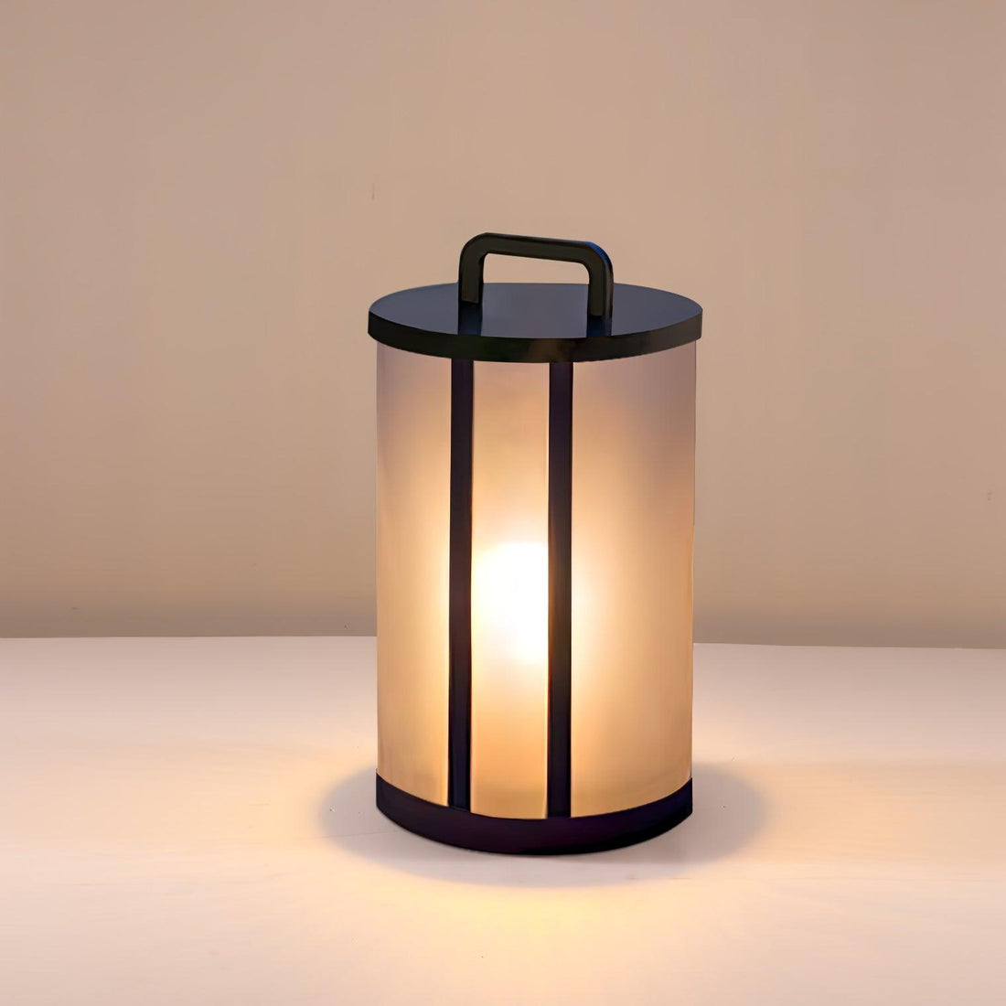Runde Laterne Außenlampe - Acrylsäule Warmes Licht für den Gang