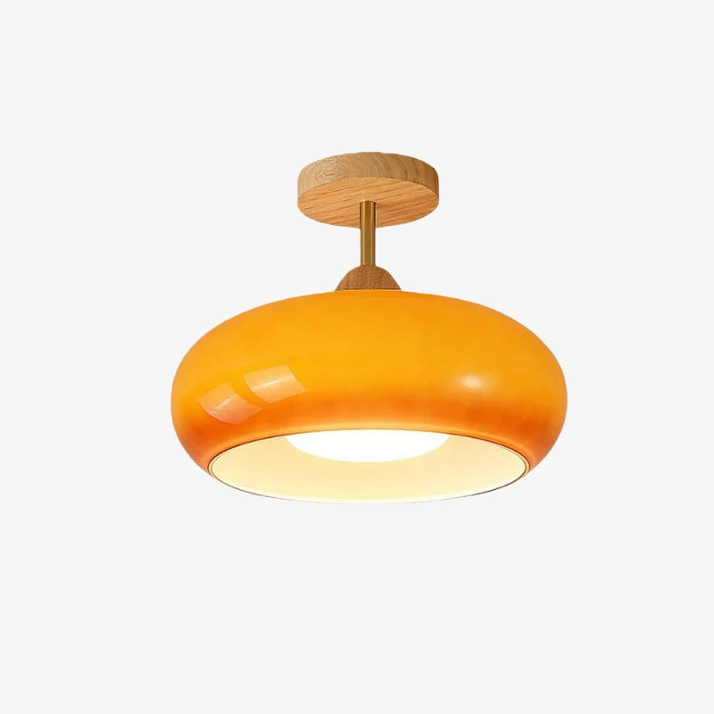 Bauhaus Disc Ceiling Lamp with Sculptural Silhouette for Interiors