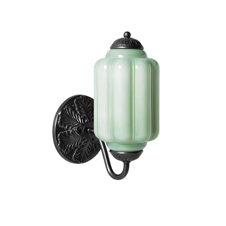 Milk Glass Vintage Eloise Bedside Wall Sconce