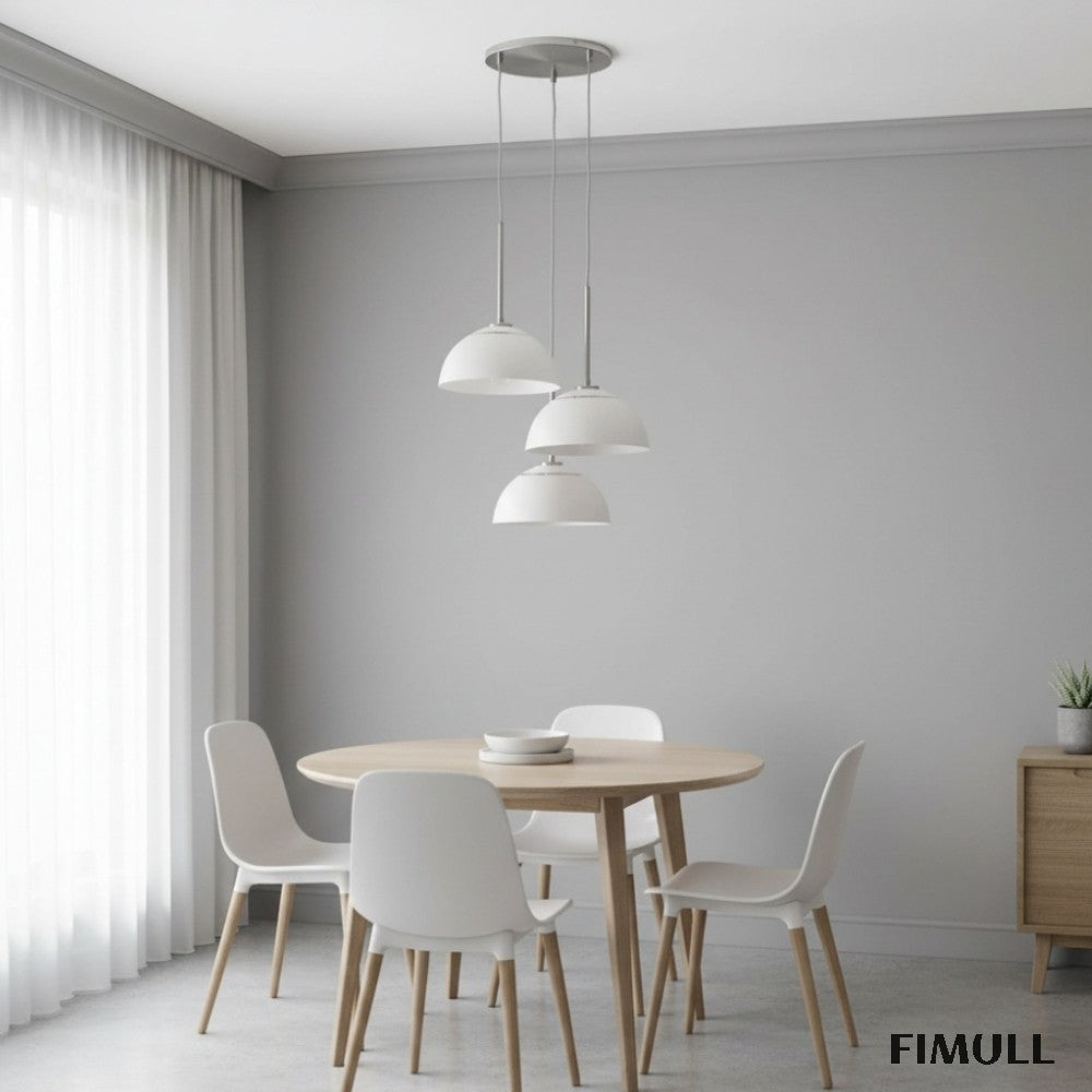 Parvion 3-Head Metal Pendant Light - Adjustable Modern Kitchen Lamp
