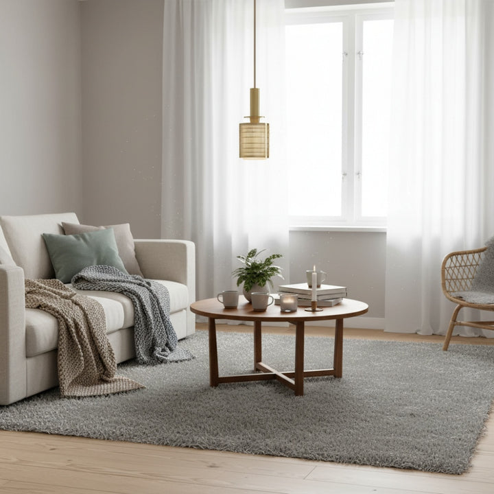 Galvia Perforated Pendant Light - Metal Adjustable Light for Bedroom