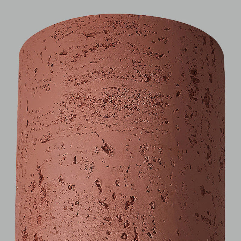 Traditionelle Wabi-Sabi-Deckenlampe im Zylinder-Stil