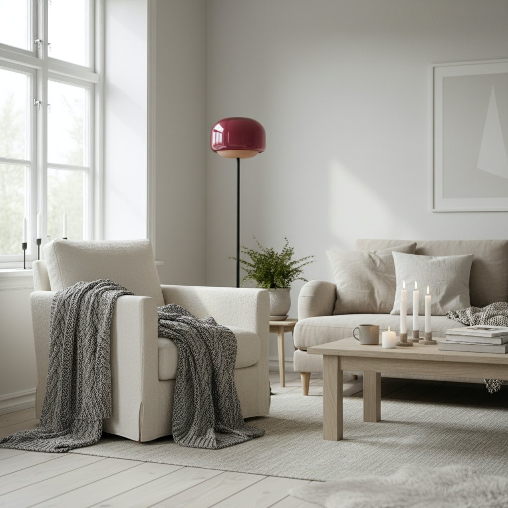 Clinco Modern Mushroom Floor Lamp - Colored Glass Design