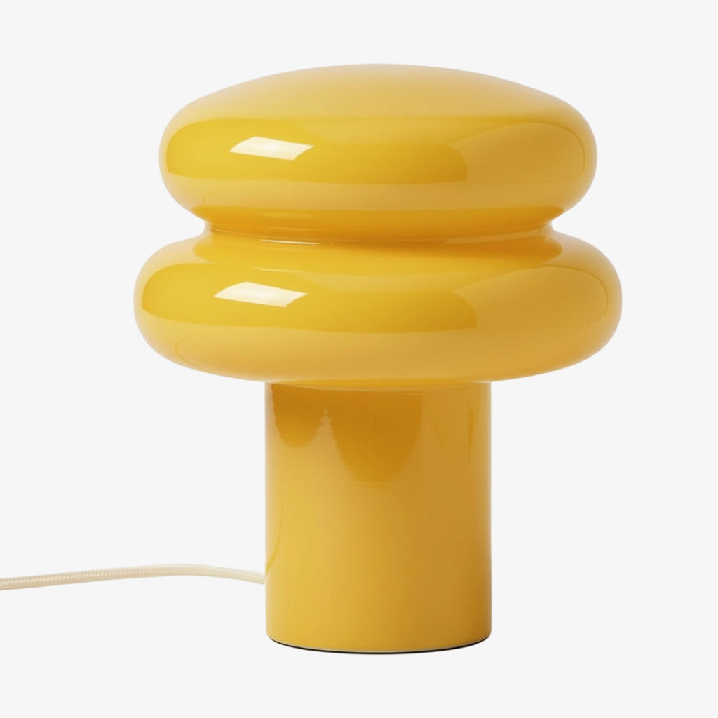 Orra Kleine Opal-Tischlampe - Pilzglaslampe fürs Wohnzimmer