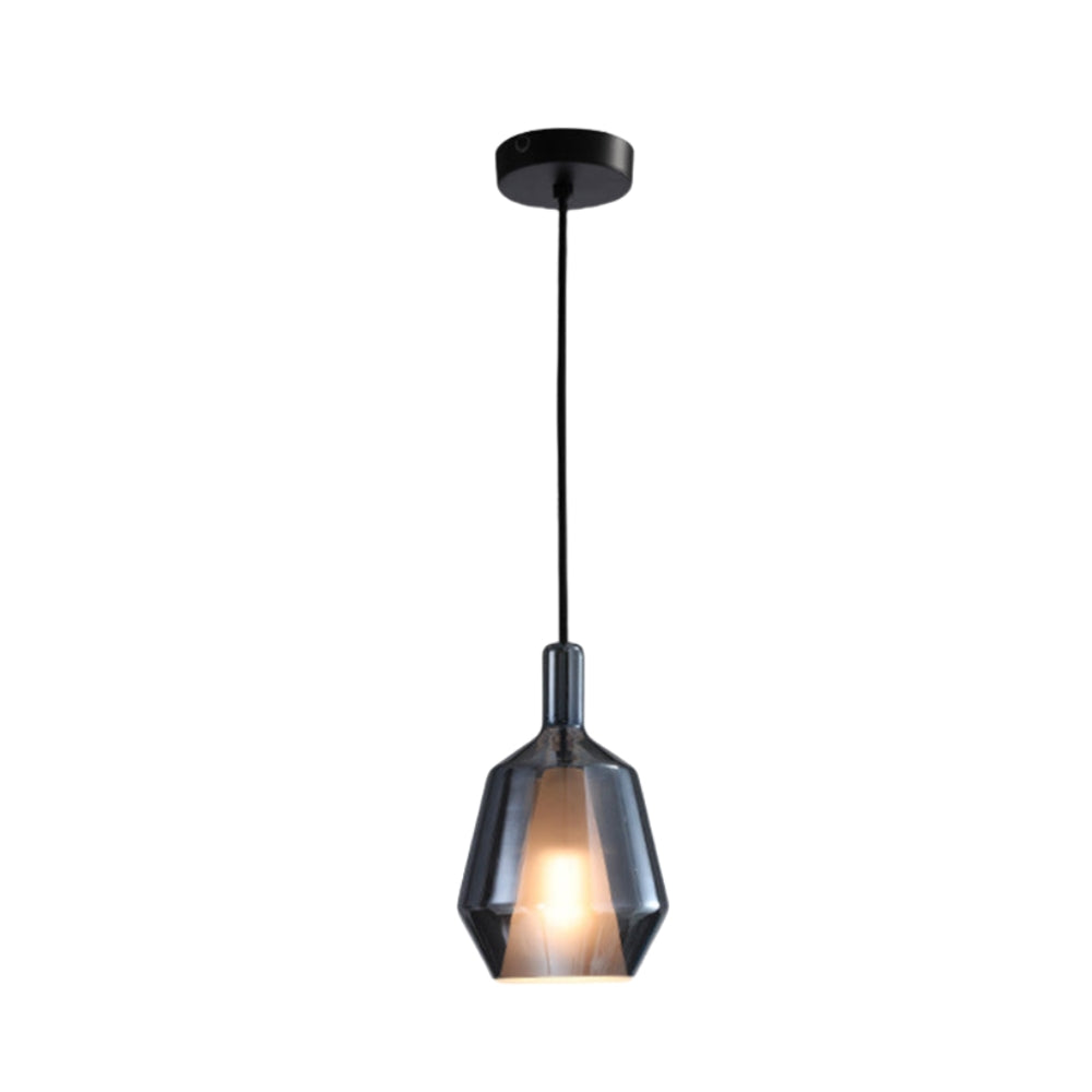 Modern Glass Pendant Light – Simple Colorful Dining Room Lighting