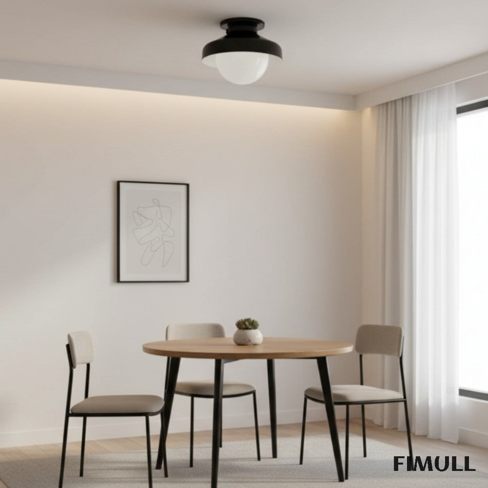 Hanton Metal Flush Mount Light - Modern Ceiling Lamp for Living Room
