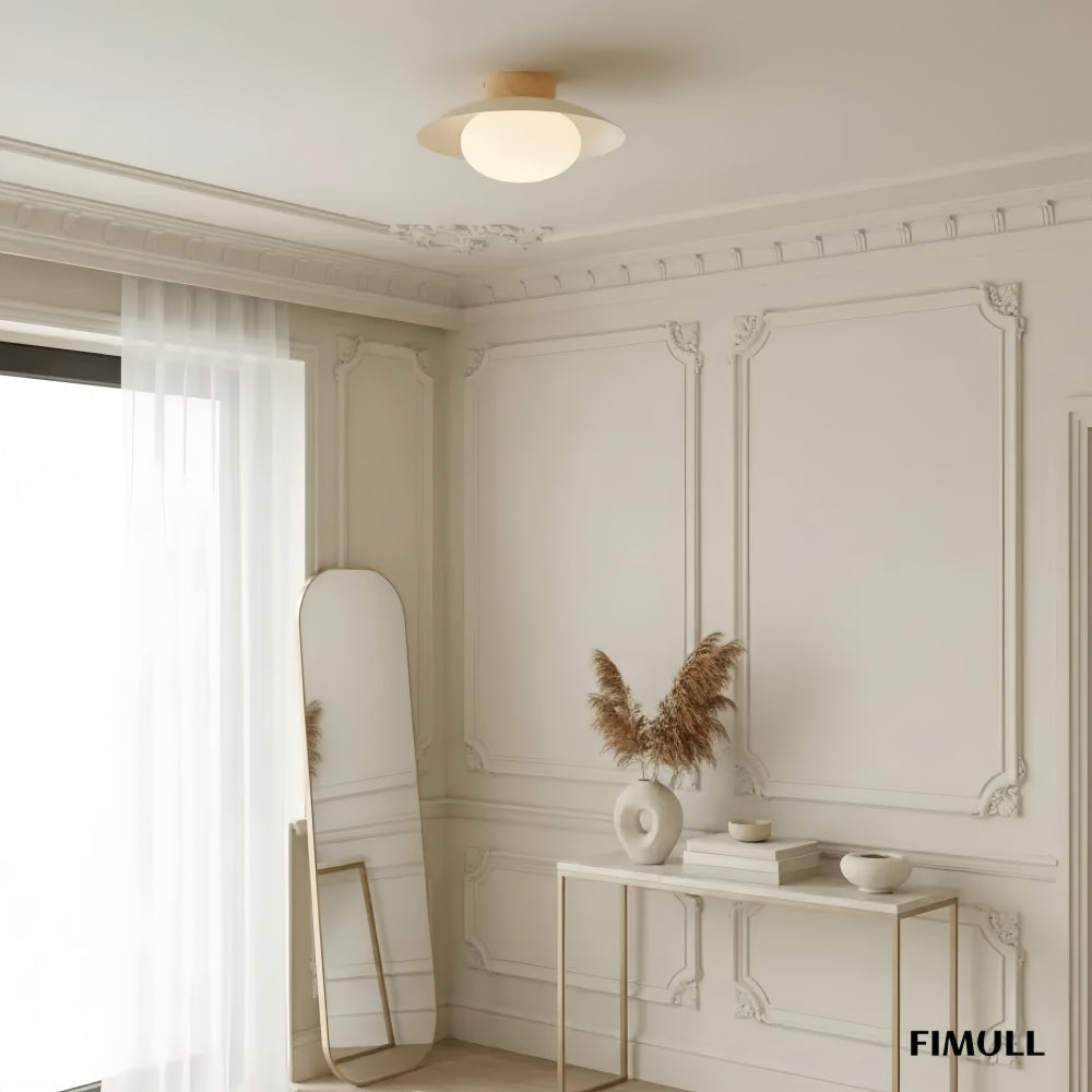 Oribela Sculptural Globe Ceiling Light Modern Flush Mount for Kitchen and Lounge