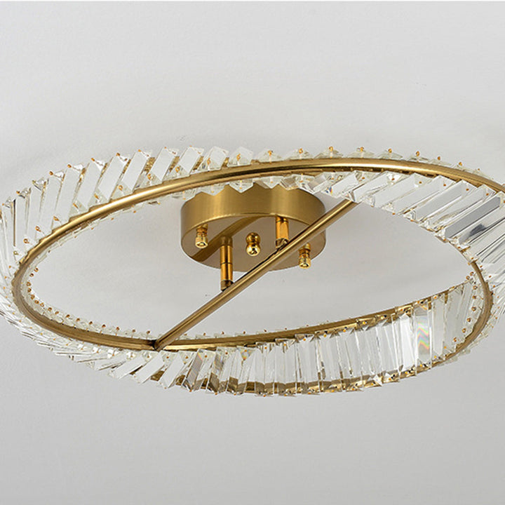 Crystal LED Ceiling Light – Modern Fixture for Stylish Bedrooms