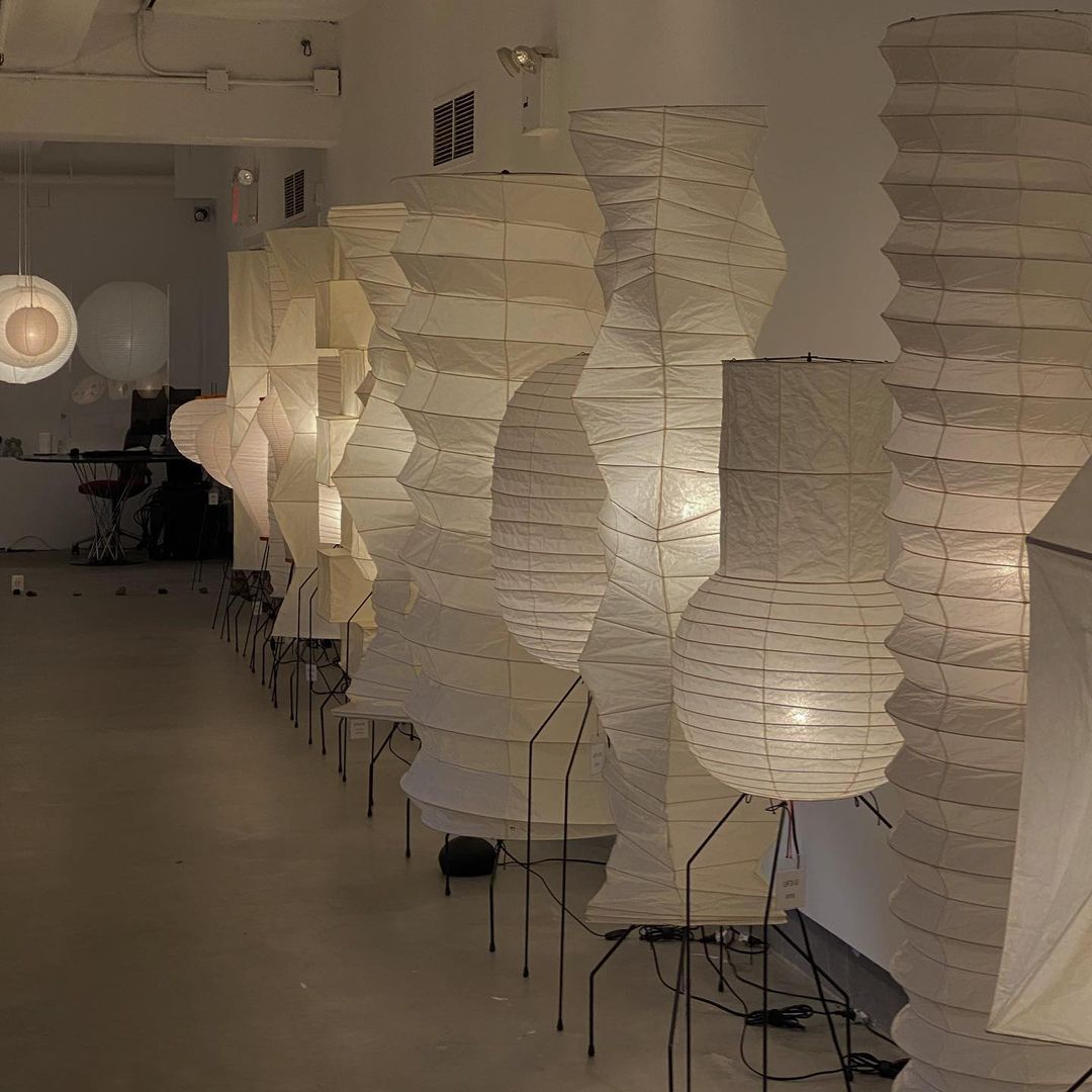 Rice Paper Floor Lamp - Bamboo Frame Soft Light for Living Room