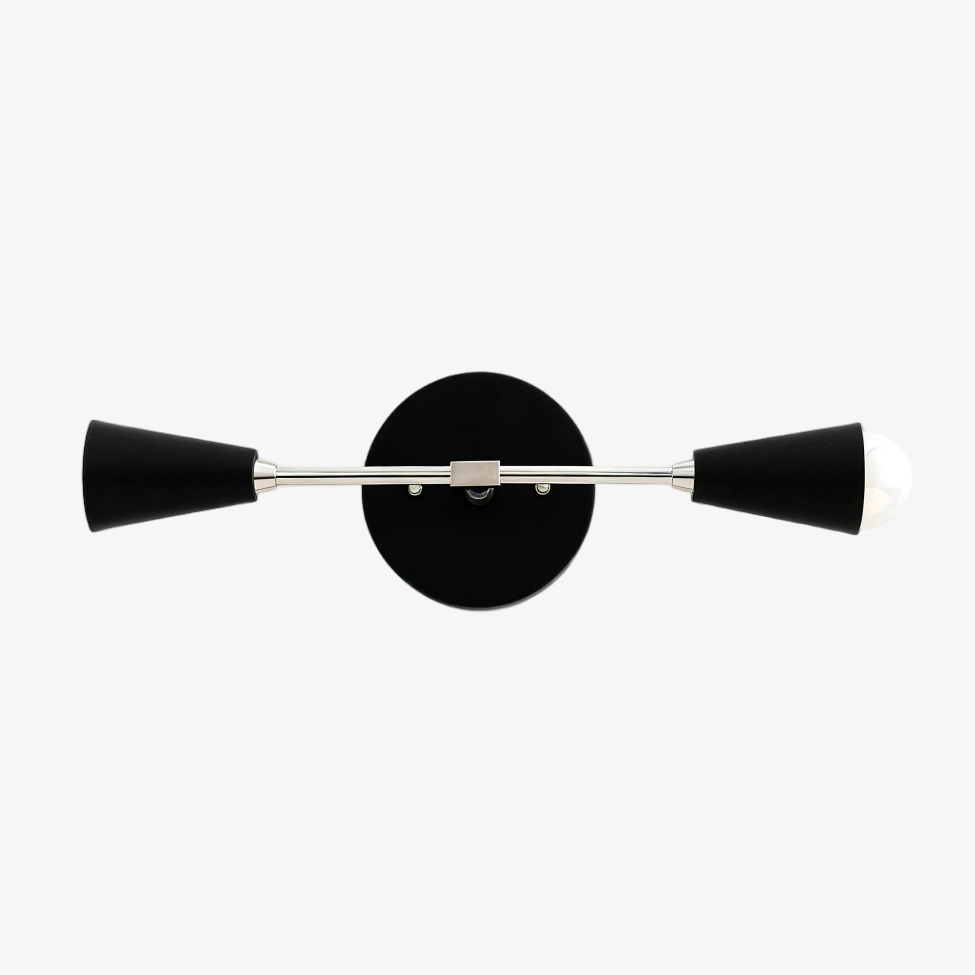 Mobilux Line Minimalist Vanity Light Fixture - Mid Century Bathroom Sconce