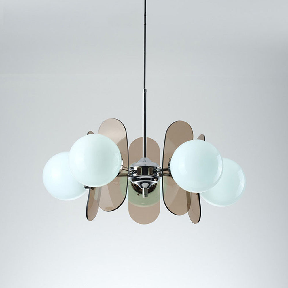 Art Deco Pendant Light - Petal Acrylic Material for Living Room