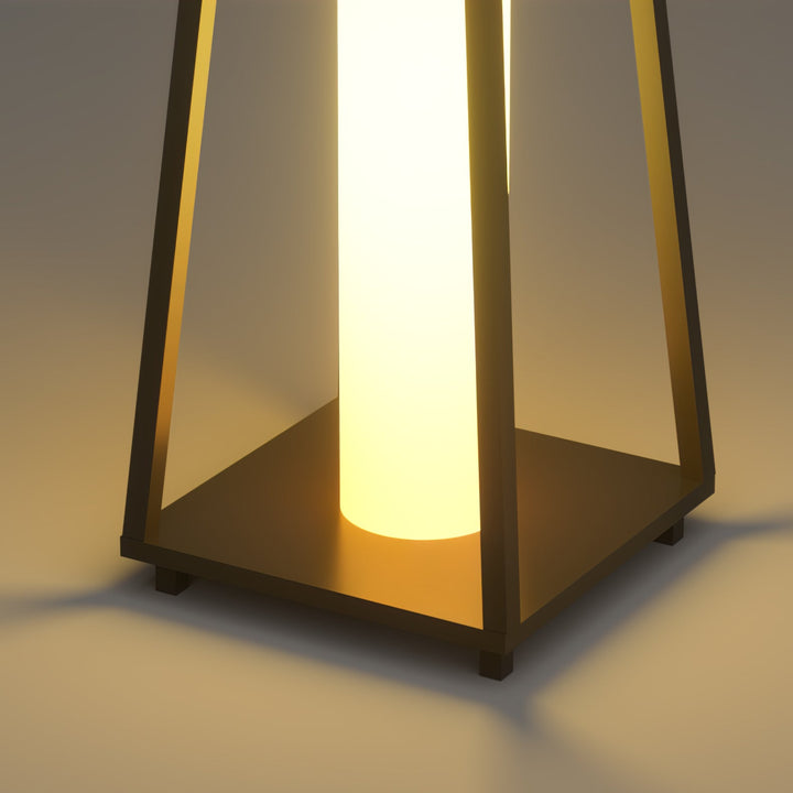 Acrylic Shade Light - Stainless Steel Portable Outdoor Lamp for Garden