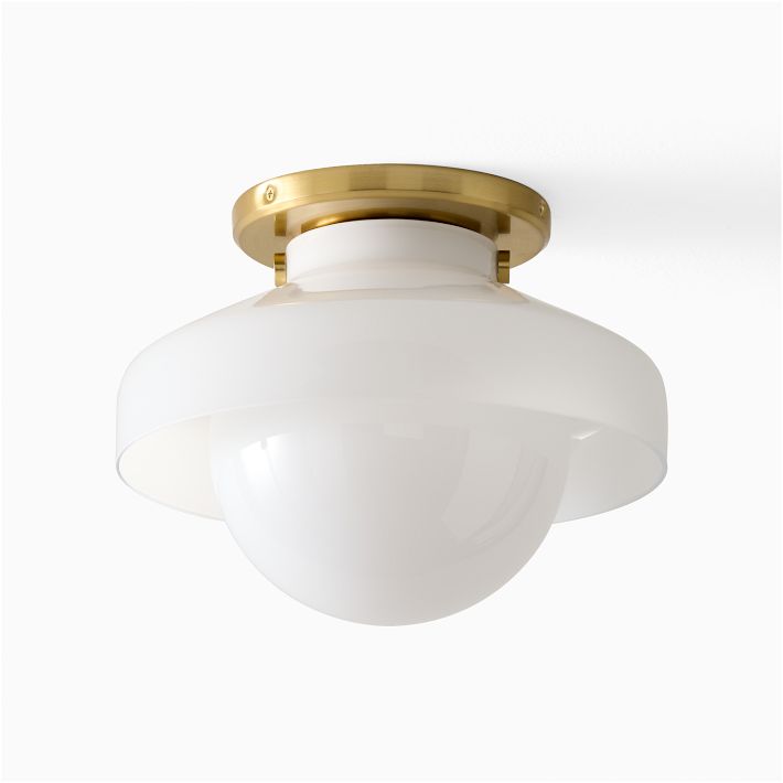 Hanton Metal Flush Mount Light - Modern Ceiling Lamp for Living Room