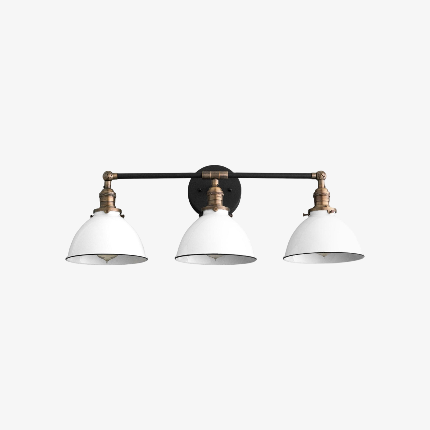 Conique Metal Industrial Vanity Light - Modern Bathroom Lighting Fixture