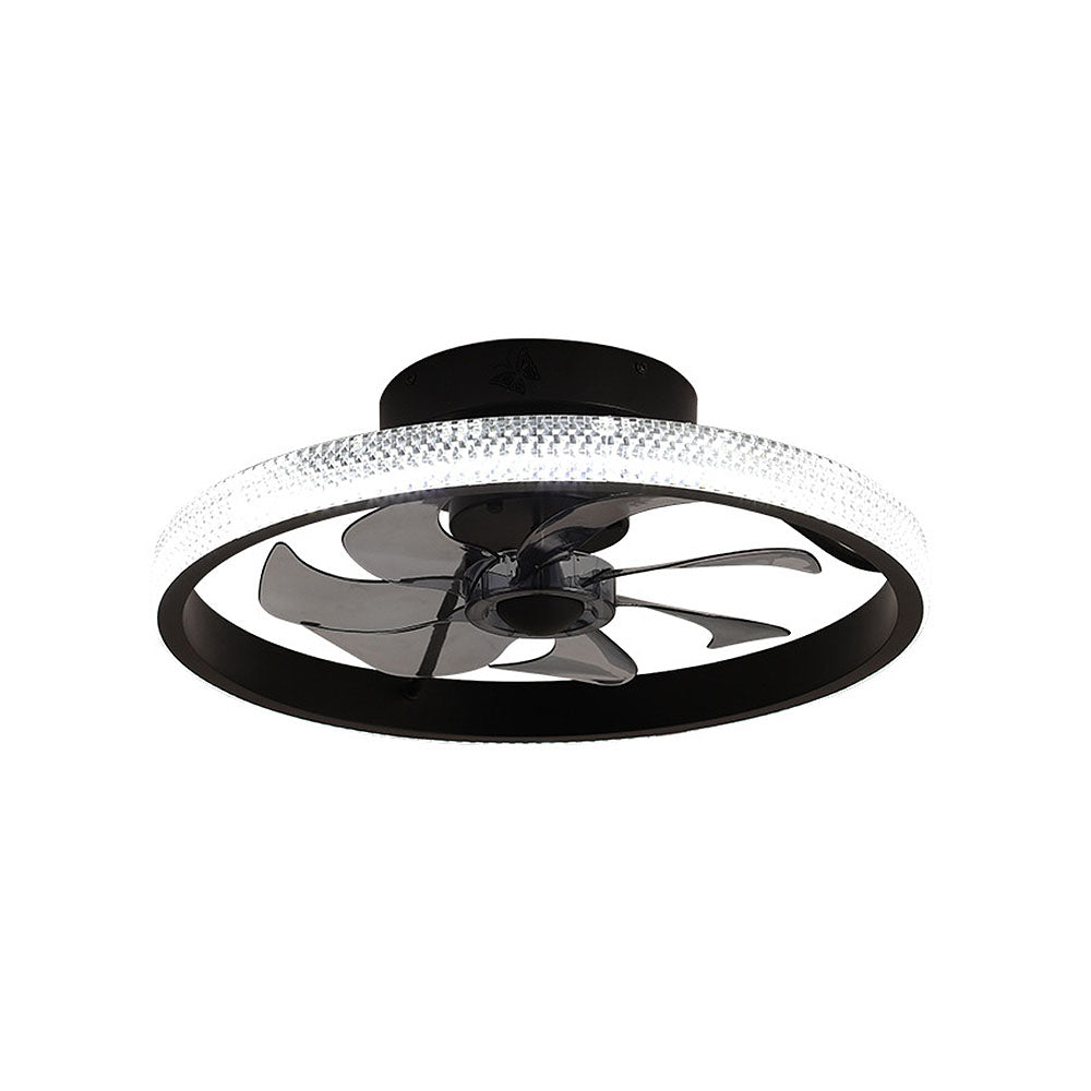 Dimmable LED Ceiling Fan – Modern Hardware Light for Home Interiors